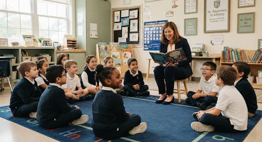 Students learning